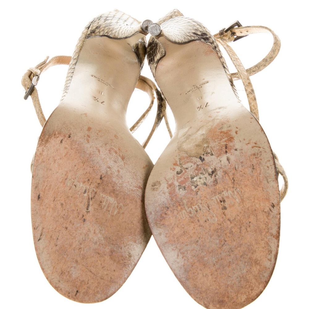 Walter Steiger | Python Strappy Heels - image 5